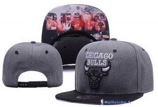 Bonnet NBA Chicago Bulls 2017 Gris 3