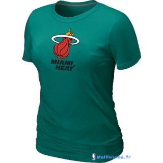 T-Shirt NBA Pas Cher Femme Miami Heat Vert