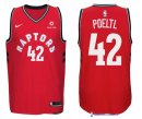 Maillot NBA Pas Cher Toronto Raptors Jakob Poeltl 42 Rouge 2017/18