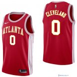 Maillot NBA Pas Cher Atlanta Hawks Antonius Cleveland 0 Retro Rouge 2017/18