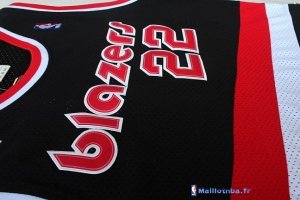 Maillot NBA Pas Cher Portland Trail Blazers Clyde Drexler 22 Noir