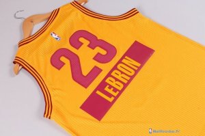 Maillot NBA Pas Cher Noël Cleveland Cavaliers Lebron 23 Jaune