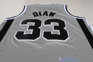 Maillot NBA Pas Cher San Antonio Spurs Boris Diaw 33 Gris