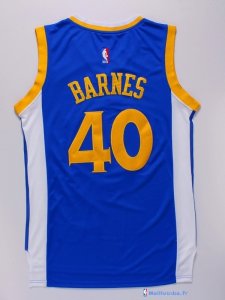 Maillot NBA Pas Cher Golden State Warriors Harrison Barnes 40 Bleu