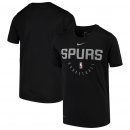 San Antonio Spurs Nike Black Practice Logo Legend Performance T-Shirt