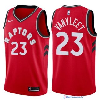 Maillot NBA Pas Cher Toronto Raptors Fred VanVleet 23 Rouge Icon 2017/18