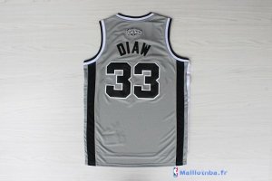 Maillot NBA Pas Cher San Antonio Spurs Boris Diaw 33 Gris