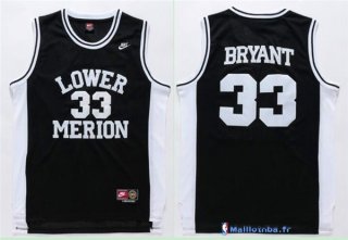 Maillot NCAA Pas Cher Lower Merion Kobe Bryant 33 Noir