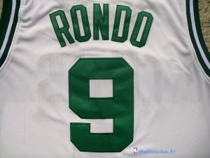 Maillot NBA Pas Cher Boston Celtics Rajon Rondo 9 Blanc