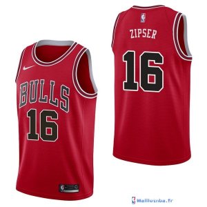 Maillot NBA Pas Cher Chicago Bulls Paul Zipser 16 Rouge Icon 2017/18