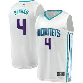 Charlotte Hornets Devonte Graham Fanatics Branded White Fast Break Replica Player Jersey - Association Edition