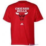 T-Shirt NBA Pas Cher Chicago Bulls Rouge 2