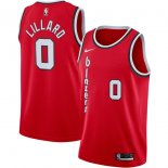 Portland Trail Blazers Damian Lillard Nike Red Hardwood Classics Finished Swingman Jersey