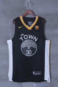 Maillot NBA Pas Cher Golden State Warriors Stephen Curry 30 Noir 2017/18