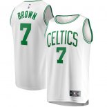 Boston Celtics Jaylen Brown Fanatics Branded White Fast Break Replica Player Team Jersey - Association Edition