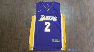 Maillot NBA Pas Cher Los Angeles Lakers Lonzo Ball 2 Purpura Statement 2017/18