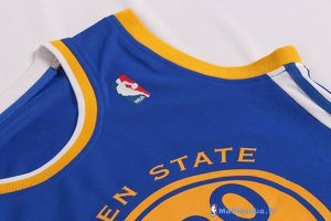 Maillot NBA Pas Cher Golden State Warriors Femme Stephen Curry 30 Bleu