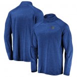 Orlando Magic Fanatics Branded Blue Iconic Striated Raglan Quarter-Zip Pullover Jacket