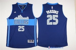 Maillot NBA Pas Cher Dallas Mavericks Chandler Parsons 25 Bleu Profond