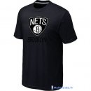 T-Shirt NBA Pas Cher Brooklyn Nets Noir 01