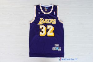 Maillot NBA Pas Cher Los Angeles Lakers Wesley Johnson 32 Pourpre