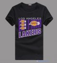 T-Shirt NBA Pas Cher Los Angeles Lakers Noir 2