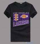 T-Shirt NBA Pas Cher Los Angeles Lakers Noir 2