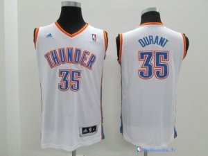 Maillot NBA Pas Cher Oklahoma City Thunder Junior Kevin Durant 35 Blanc