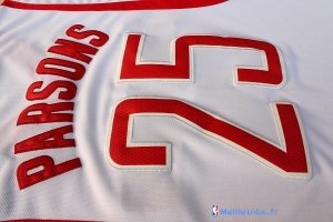 Maillot NBA Pas Cher Houston Rockets Chandler Parsons 25 Blanc