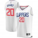 LA Clippers Landry Shamet Fanatics Branded White Fast Break Replica Jersey - Association Edition