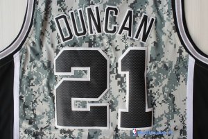 Maillot NBA Pas Cher San Antonio Spurs Tim Duncan 21 Vert