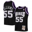 Sacramento Kings Jason Williams Mitchell & Ness Black 2000-01 Hardwood Classics Swingman Throwback Jersey