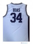 Maillot NCAA Pas Cher Wildcats Leonard Kevin 34 Bias Blanc