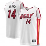 Miami Heat Tyler Herro Fanatics Branded White Fast Break Replica Jersey - Association Edition