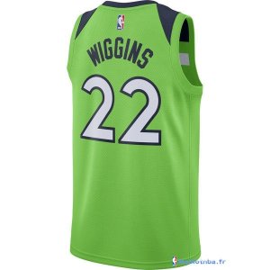 Maillot NBA Pas Cher Minnesota Timberwolves Andrew Wiggins 22 Vert Statement 2017/18