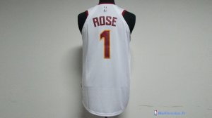 Maillot NBA Pas Cher Cleveland Cavaliers Derrick Rose 1 Blanc 2017/18