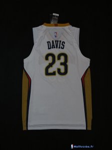 Maillot NBA Pas Cher New Orleans Pelicans Anthony Davis 23 Blanc Association 2017/18