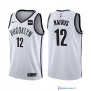 Maillot NBA Pas Cher Brooklyn Nets Joe Harris 12 Blanc 2017/18