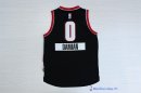 Maillot NBA Pas Cher Noël Portland Trail Blazers Damian 0 Noir