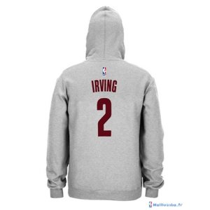 Sweat Capuche NBA Cleveland Cavaliers Kyrie Irving 2 Gris