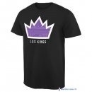 T-Shirt NBA Pas Cher Sacramento Kings Noir