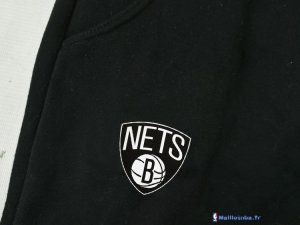 Survetement Pantalon NBA Pas Cher Brooklyn Nets Noir
