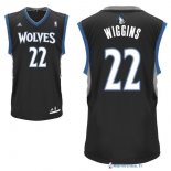 Maillot NBA Pas Cher Minnesota Timberwolves Andrew Wiggins 22 Noir