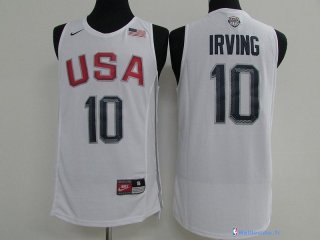 Maillot NBA Pas Cher USA 2016 Kyrie Irving 10 Blanc