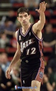 Maillot NBA Pas Cher Utah Jazz John Stockton 12 Retro Noir