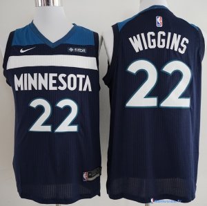 Maillot NBA Pas Cher Minnesota Timberwolves Andrew Wiggins 22 Marine 2017/18