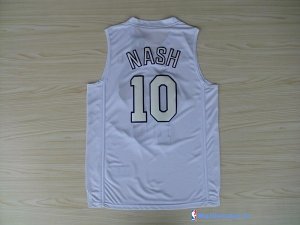 Maillot NBA Pas Cher Noël Los Angeles Lakers Blanc Nash 10