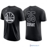 Maillot Manche Courte All Star 2018 Kevin Durant 35 Noir