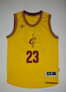 Maillot NBA Pas Cher Noël Cleveland Cavaliers Lebron 23 Jaune