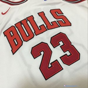 Maillot NBA Pas Cher Chicago Bulls Junior Michael Jordan 23 Blanc 2017/18